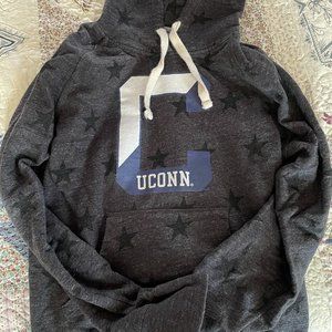 UConn Huskies Sweatshirt XS Star Print